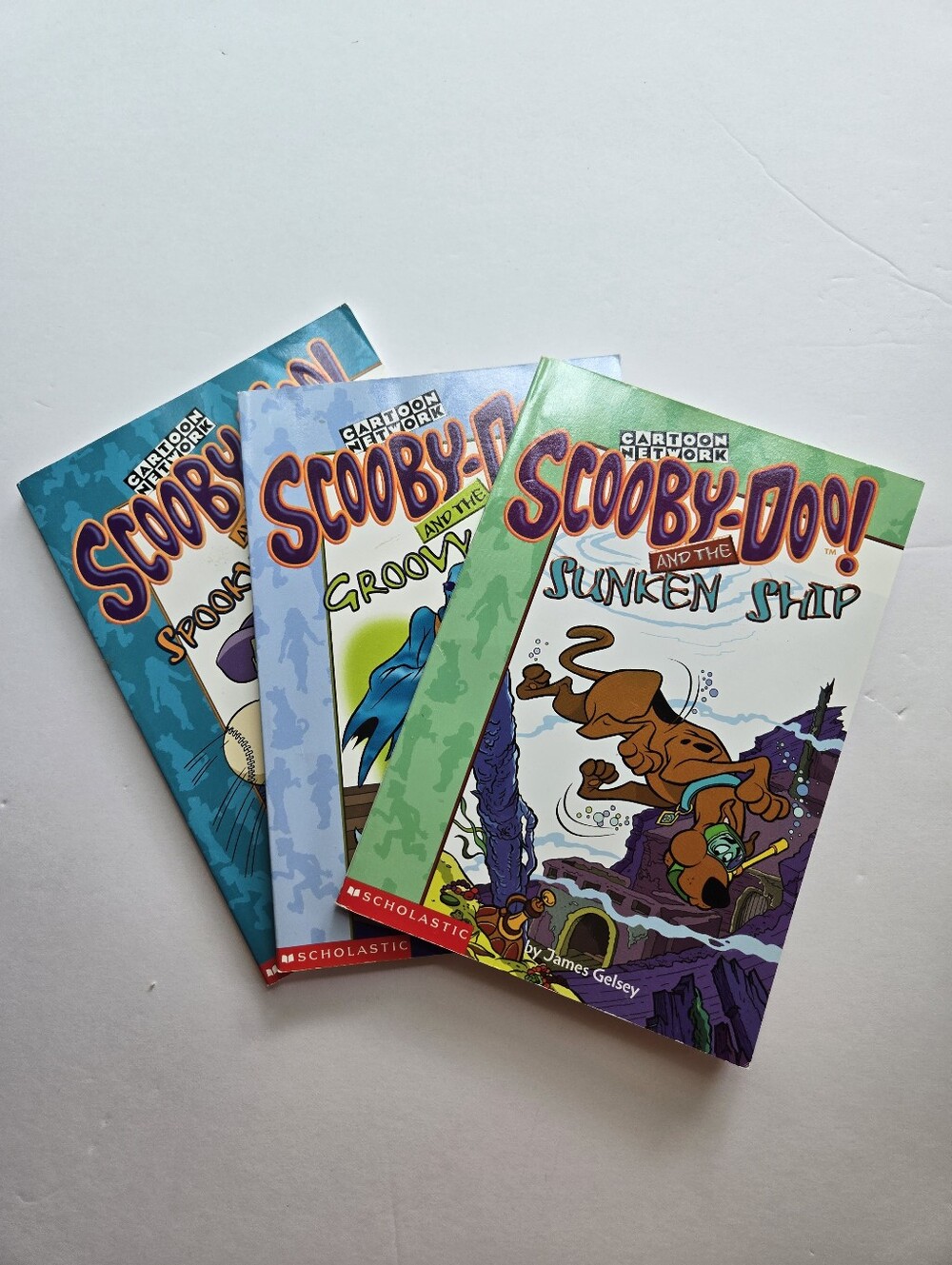 Scooby-Doo! Mysteries Kids Chapter Books James Gelsey Cartoon Network Set of 3